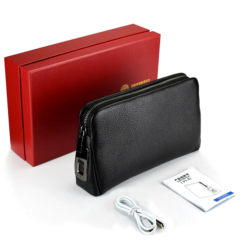 SecureTouch™ Leather Hand Bag & Pouch