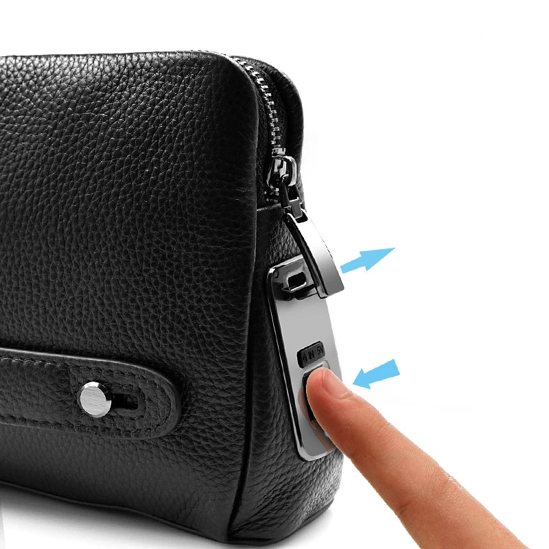 SecureTouch™ Leather Hand Bag & Pouch