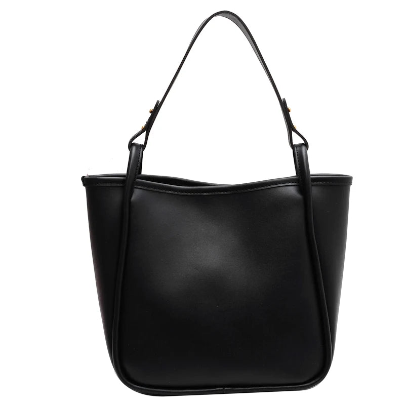 Metro Bucket™ Leather Shoulder Bag