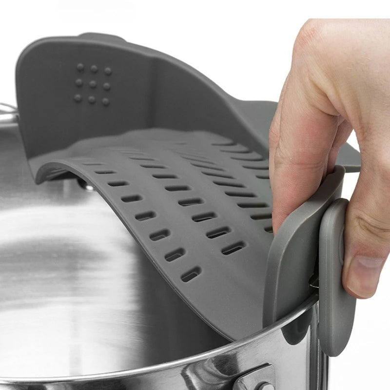 StrainEase™ Adjustable Silicone Kitchen Strainer