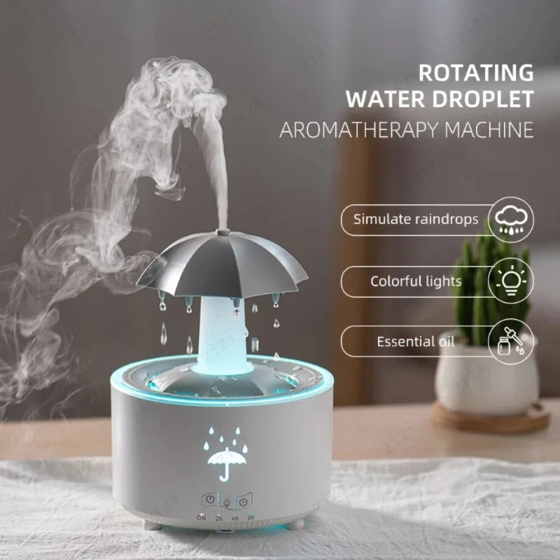 Raindrop Glow™ Umbrella Shaped Humidifier