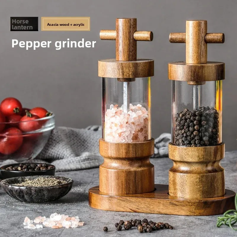 Spice Craft™ Pepper Grinder Wooden Handle