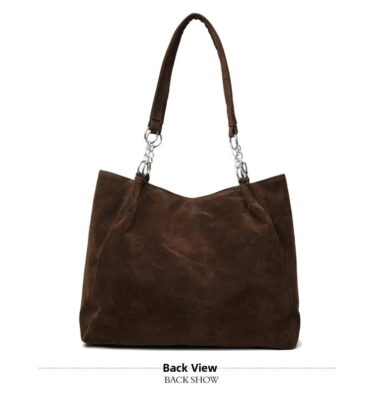 Caramel Suède™  Women’s Suede Leather Tote Bag