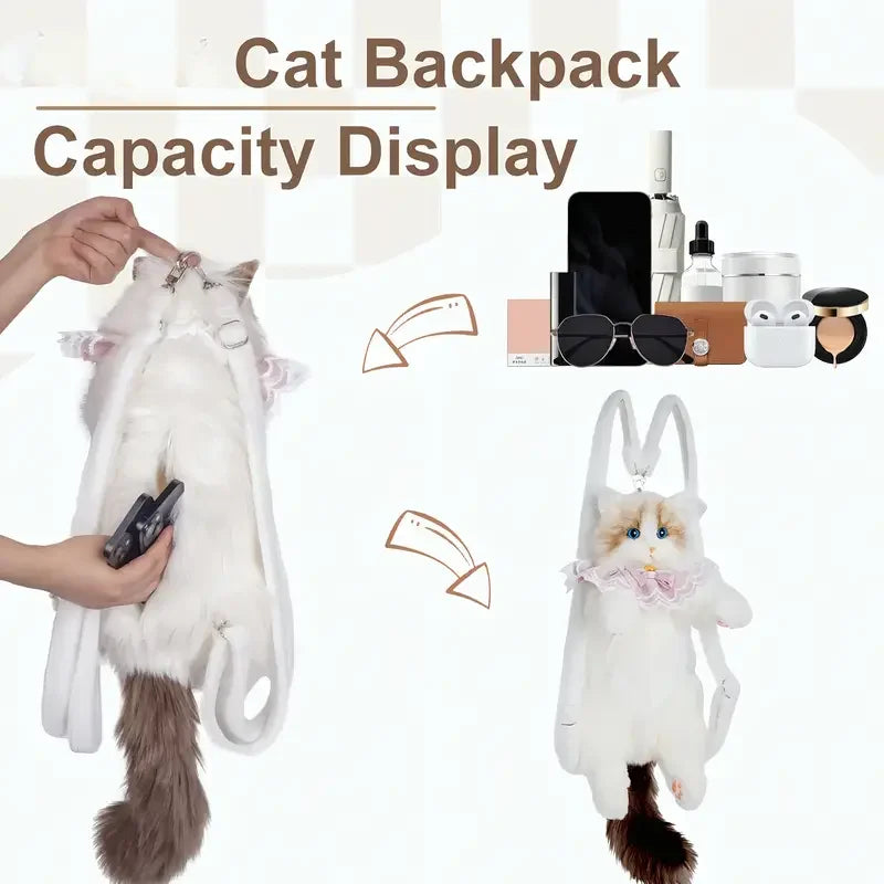 Plush Paws™ Adorable Cat Backpack