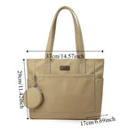 VersaCarry™ Nylon Cloth Shoulder Bag & Canvas Tote