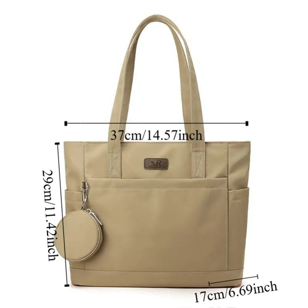 VersaCarry™ Nylon Cloth Shoulder Bag & Canvas Tote