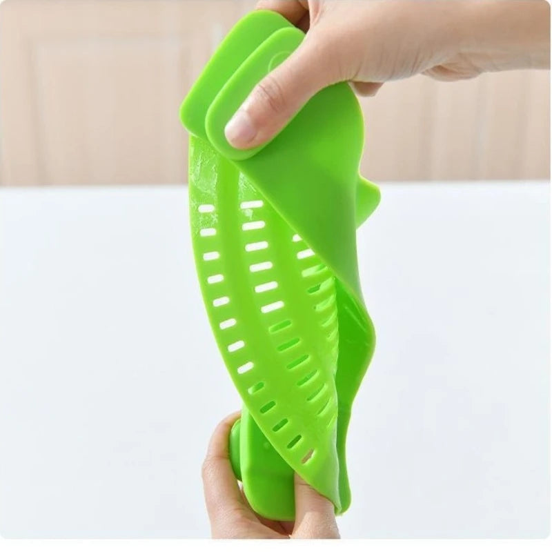 StrainEase™ Adjustable Silicone Kitchen Strainer