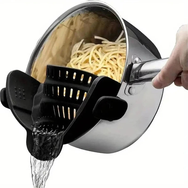 StrainEase™ Adjustable Silicone Kitchen Strainer