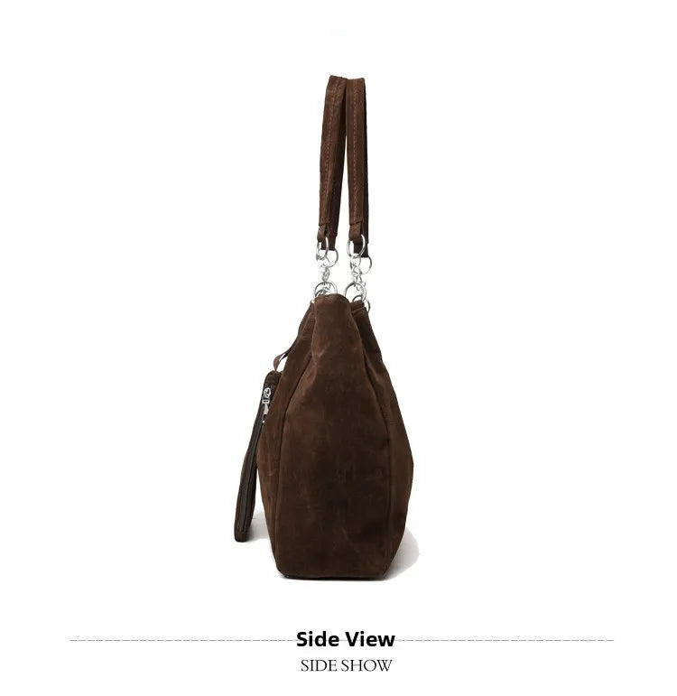 Caramel Suède™  Women’s Suede Leather Tote Bag