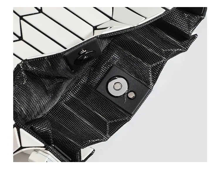 Diamond Axis™ Geometric Bucket Handbag