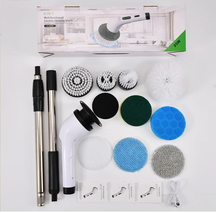 SpinClean™ Electric Rotating Floor Scrubber