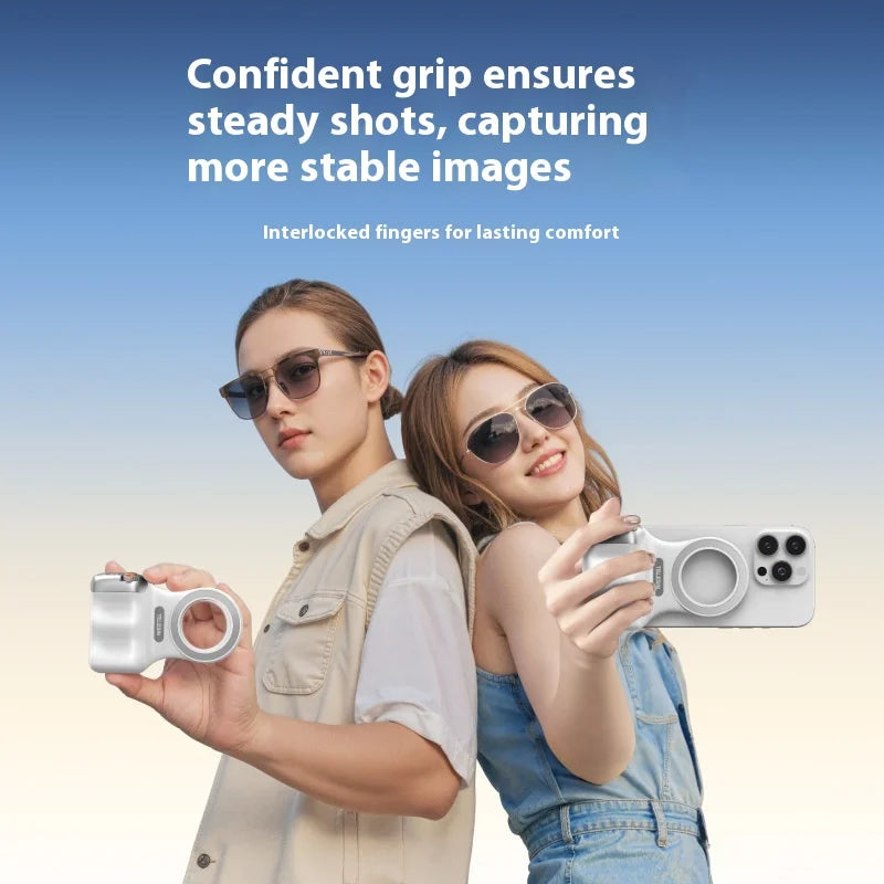 Snap Grip™ Magnetic Camera Handle with BT Shutter