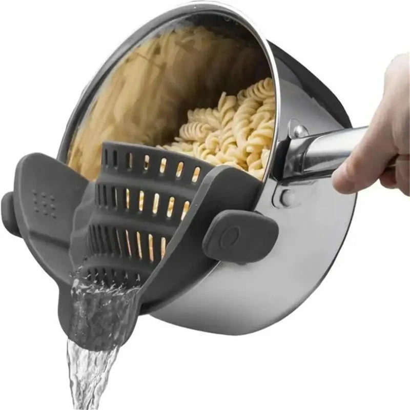 StrainEase™ Adjustable Silicone Kitchen Strainer