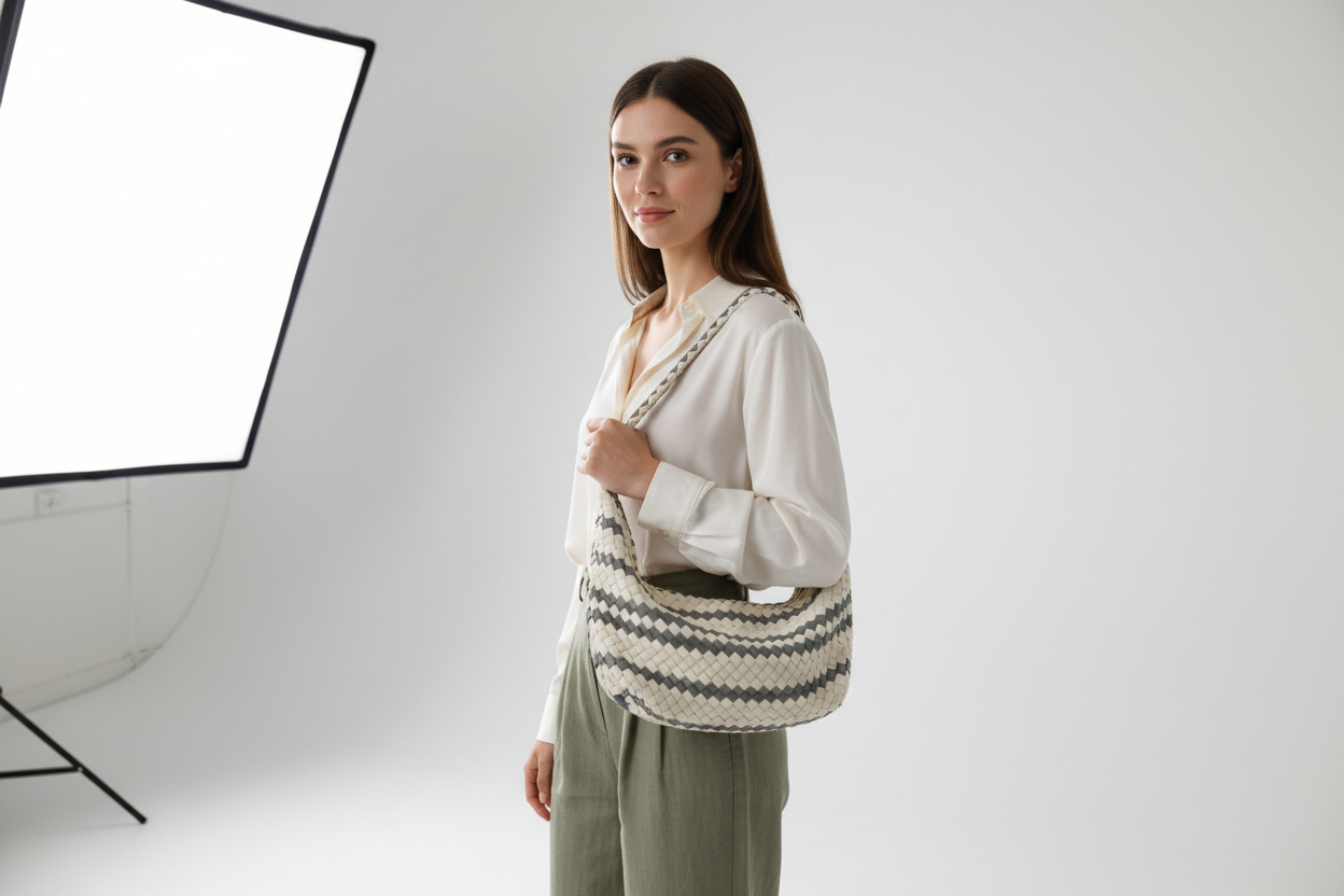 Weave Luxe Mini™ Handwoven Shoulder Bag